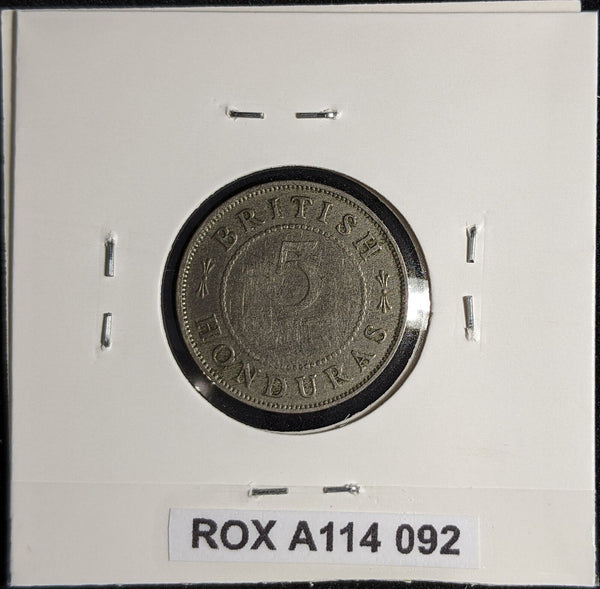 British Honduras 1916 5 Cents KM# 16 #092 #27B