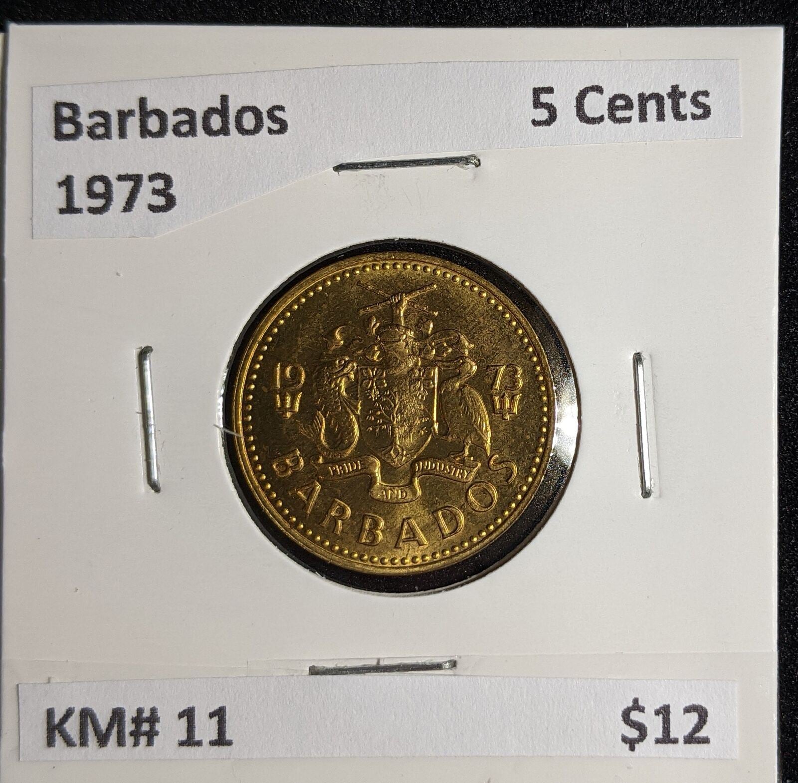 Barbados 1973 5 Cents KM# 11 #081 #27B