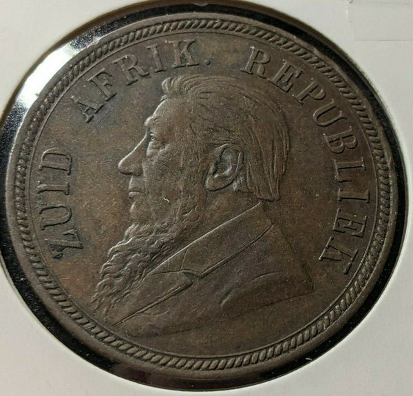 South Africa 1892 Penny KM# 2         #621