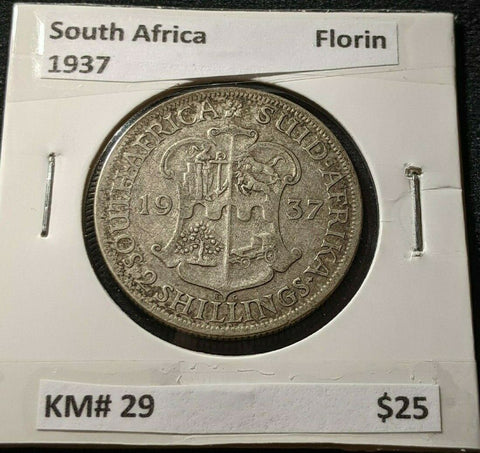 South Africa 1937 Florin KM# 29   #487