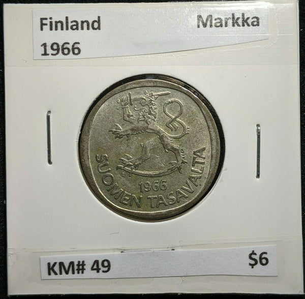 Finland 1966 Markka KM# 49       #781