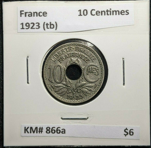 France 1923(tb) 10 Centimes KM# 866a      #829