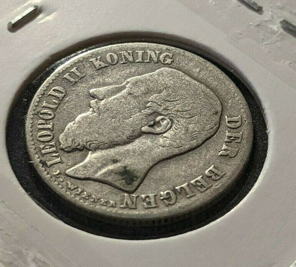 Belgium 1898 50 Centimes KM# 26  #373