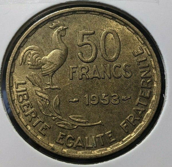 France 1953 50 Francs KM# 918.1   #964
