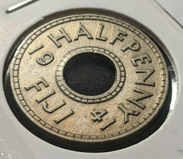 Fiji 1941 1/2 Penny 1/2d KM# 14   #410