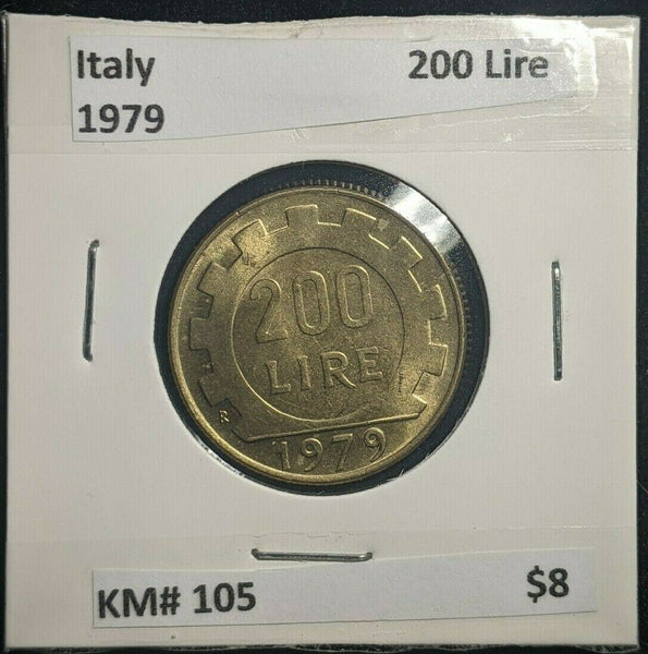 Italy 1979 200 Lire KM# 105   #024
