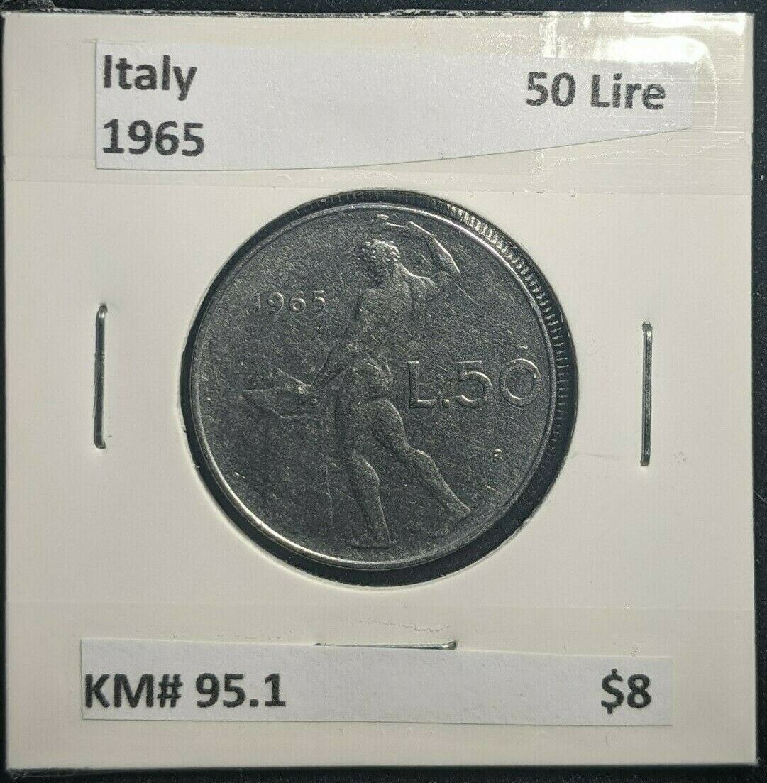 Italy 1965 50 Lire KM# 95.1   #922