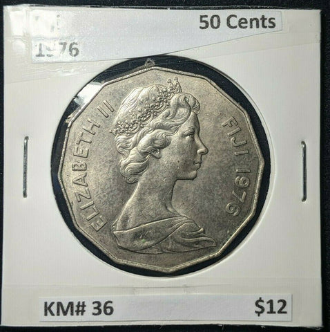 Fiji 1976 50 Cents KM# 36  #948