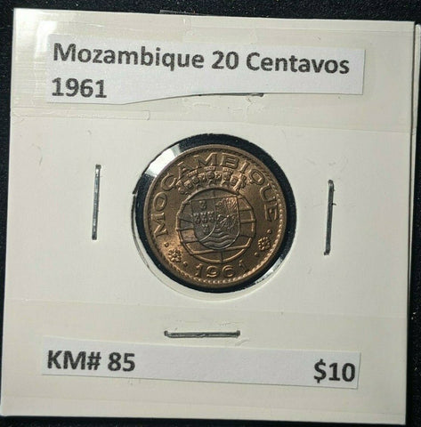 Mozambique 1961 20 Centavos KM# 85     #499   #6C