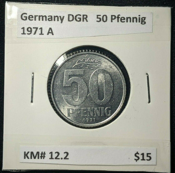 Germany DGR 1971 A 50 Pfennig KM# 12.2  #805  8A