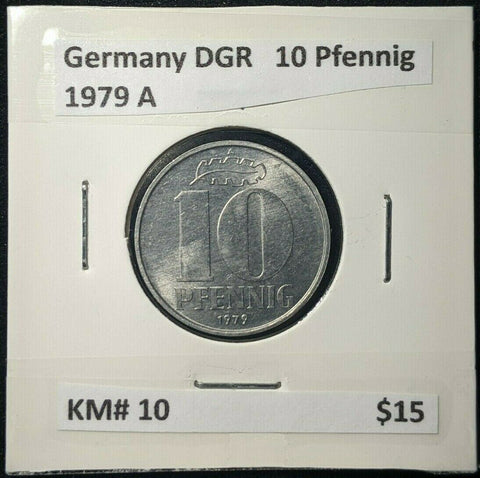 Germany DGR 1979 A 10 Pfennig KM# 10  #843  8B