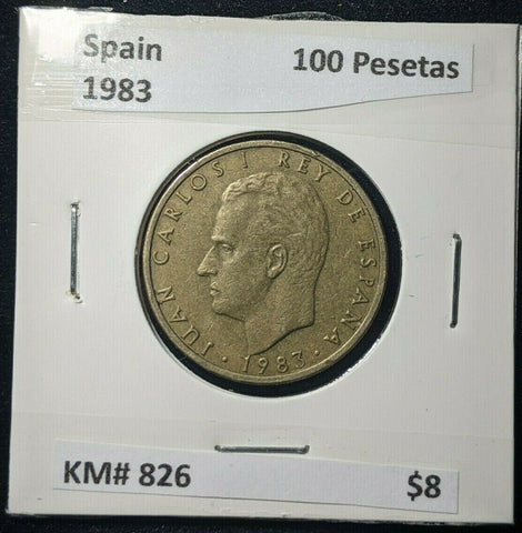 Spain 1983 100 Pesetas KM# 826   #340