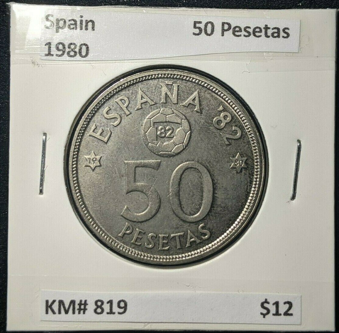 Spain 1980 50 Pesetas KM# 819   #733