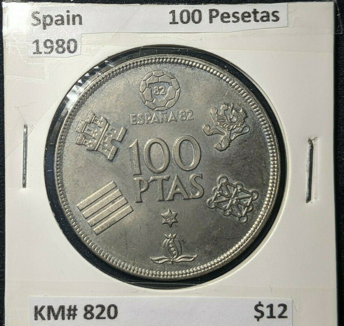 Spain 1980 100 Pesetas KM# 820   #737