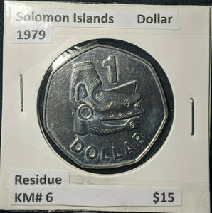 Solomon Islands 1979 Dollar $1 KM# 6 Residue  #509 #18A
