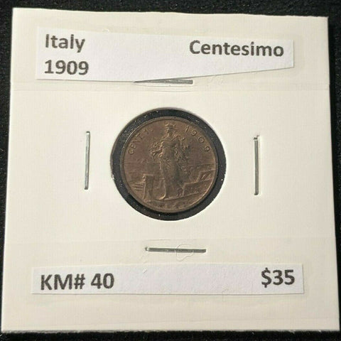 Italy 1909 Centesimo KM# 40 #003