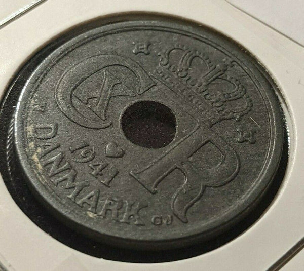 Denmark 1941 25 Ore KM# 823.2a #336