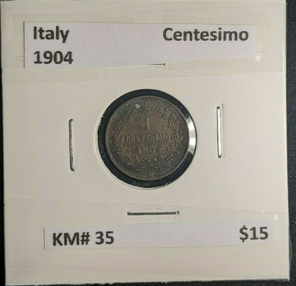 Italy 1904 Centesimo KM# 35 #004