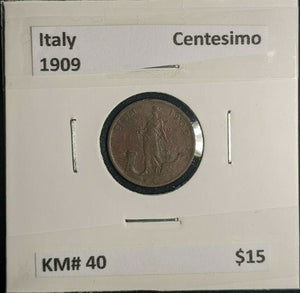 Italy 1909 Centesimo KM# 40 #010