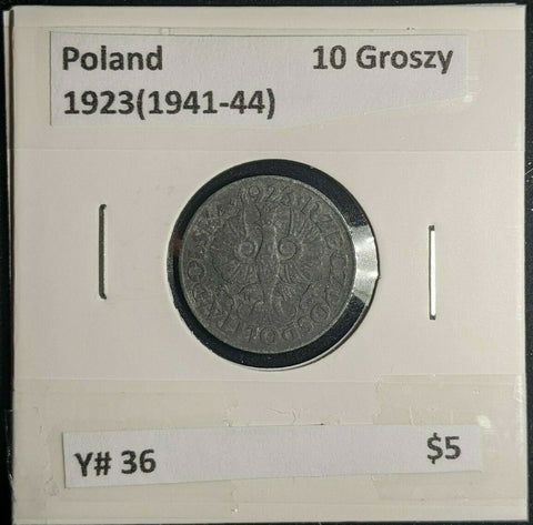Poland 1923(1941-44) 10 Groszy Y# 36 #033
