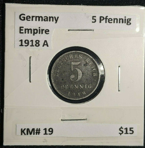 Germany Empire 1918 A 5 Pfennig KM# 19 #824  7A