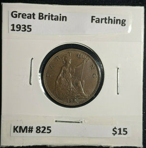 Great Britain 1935 Farthing 1/4d KM# 825 #903