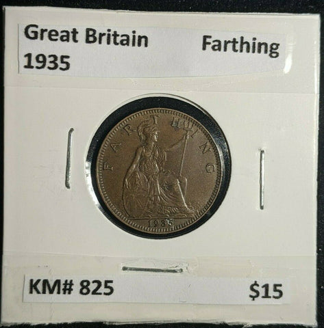 Great Britain 1935 Farthing 1/4d KM# 825 #903