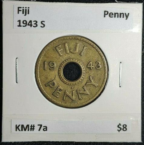 Fiji 1943 S Penny KM# 7a   #1427