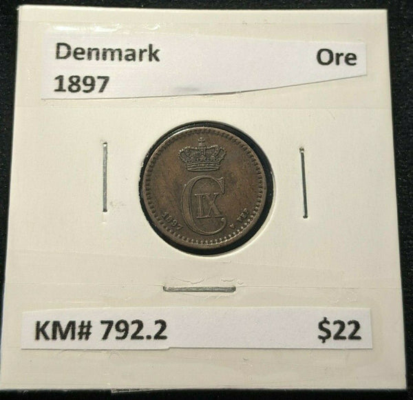 Denmark 1897 Ore KM# 792.2 #1910