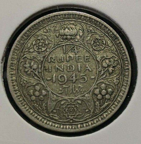 India 1945(b) Small 5 1/4 Rupee KM# 547 #429