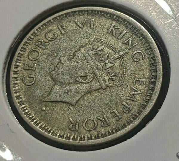 India 1945(b) Small 5 1/4 Rupee KM# 547 #429