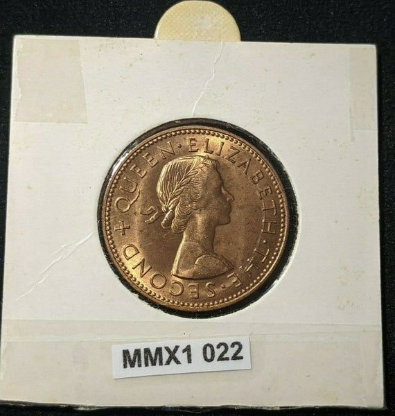 New Zealand 1960 Half Penny 1/2d KM# 23.2 #022