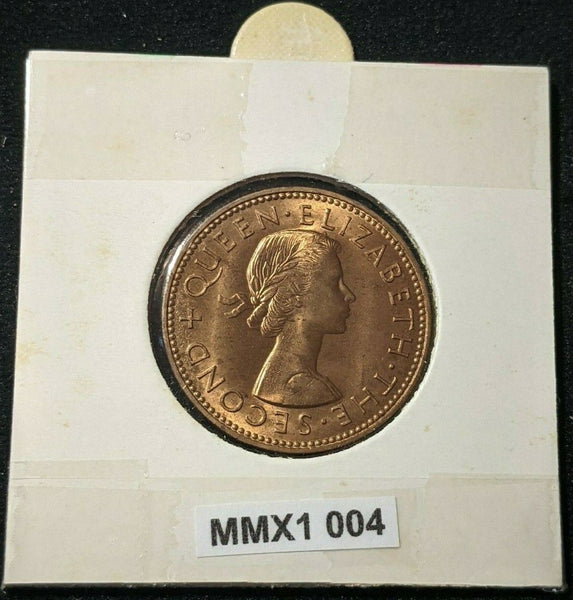 New Zealand 1960 Half Penny 1/2d KM# 23.2 #004