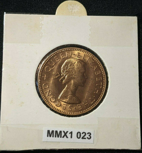 New Zealand 1960 Half Penny 1/2d KM# 23.2 #023