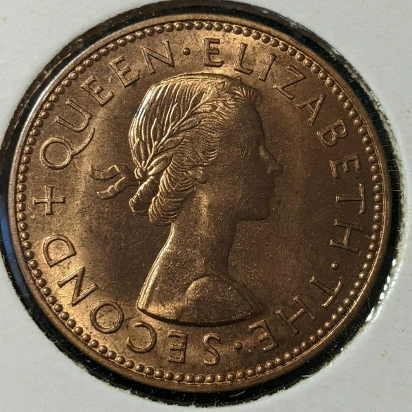 New Zealand 1960 Half Penny 1/2d KM# 23.2 #003