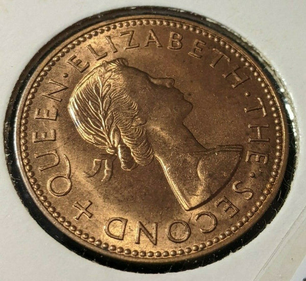 New Zealand 1960 Half Penny 1/2d KM# 23.2 #003