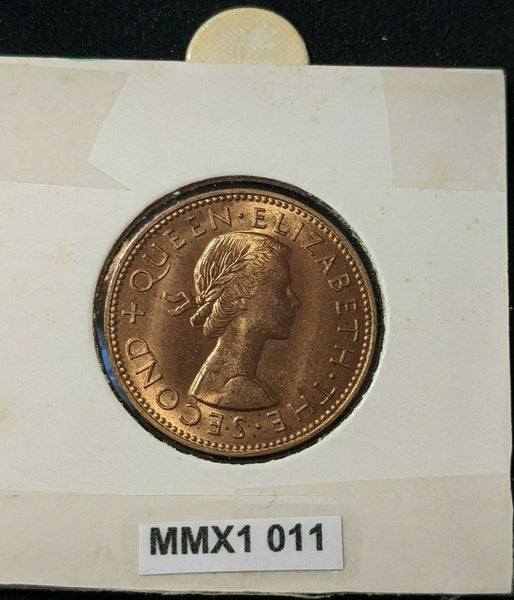 New Zealand 1960 Half Penny 1/2d KM# 23.2 #011