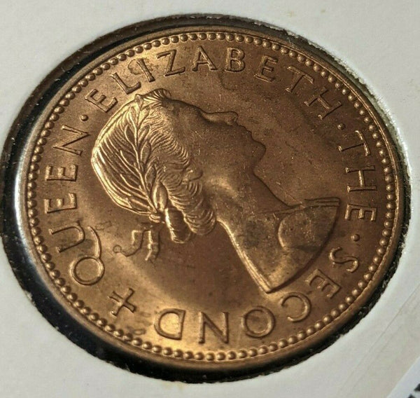 New Zealand 1960 Half Penny 1/2d KM# 23.2 #041