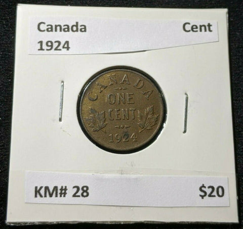 Canada 1924 Cent KM# 28 #1142