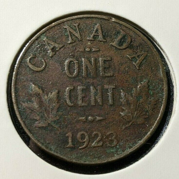 Canada 1923 Cent KM# 28 Corroded #1136