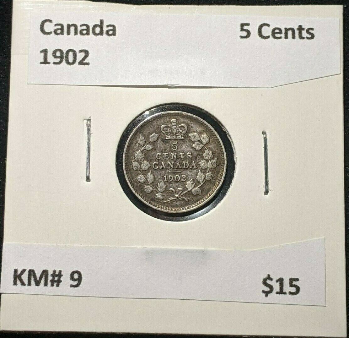 Canada 1902 5 Cents KM# 9 #1137    9A