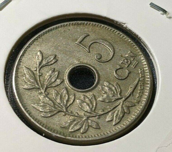 Belgium 1905 5 Centimes A. MICHAUX KM# 54 #1912