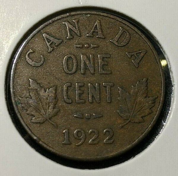 Canada 1922 Cent KM# 28 #1040