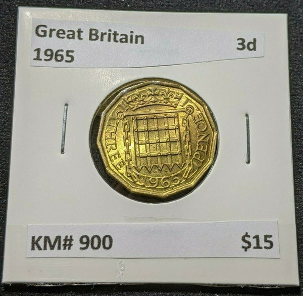 Great Britain 1965 Threepence 3d KM# 900 #881