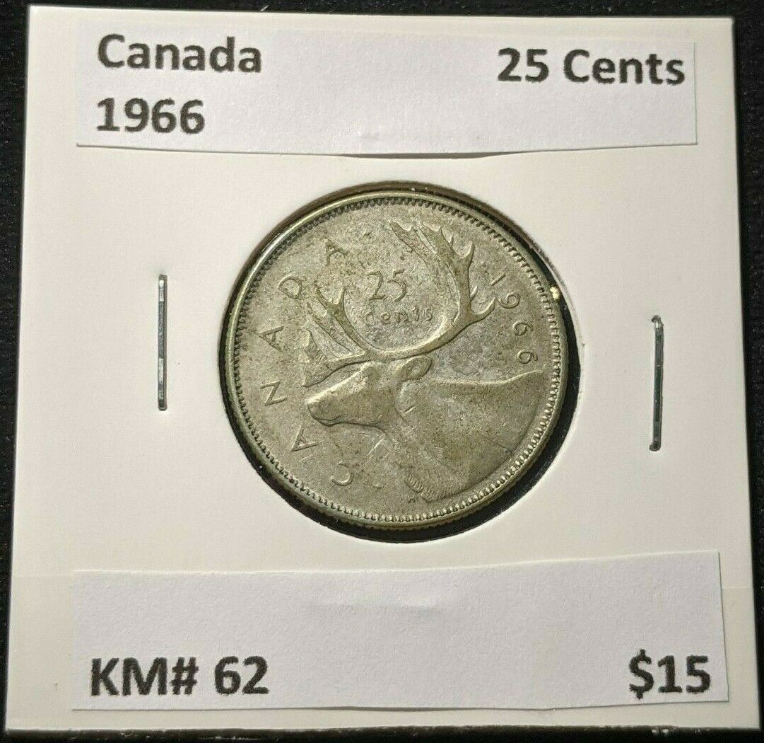 Canada 1966 25 Cents KM# 62 #1196