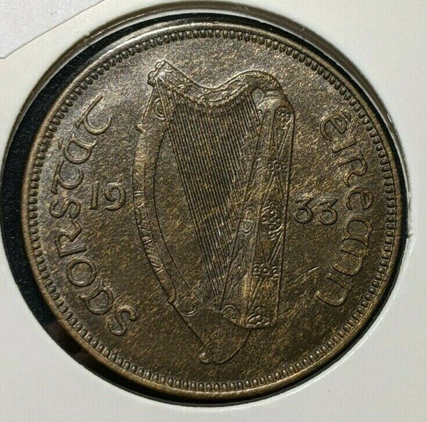 Ireland Republic 1933 1/2 Penny KM# 2 #134