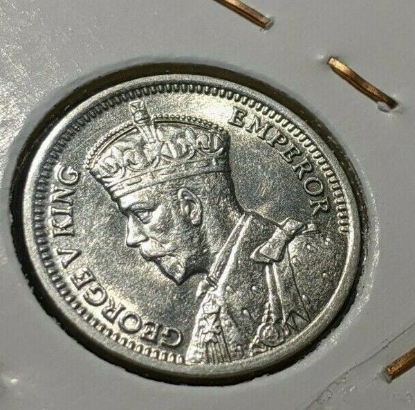 New Zealand 1936 3 Pence Threepence 3d KM# 1 #111