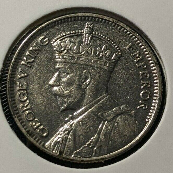 New Zealand 1934 6 Pence Sixpence 6d KM# 2 #076