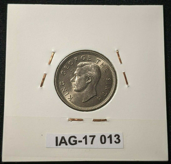 New Zealand 1951 6 Pence Sixpence 6d KM# 16 #013