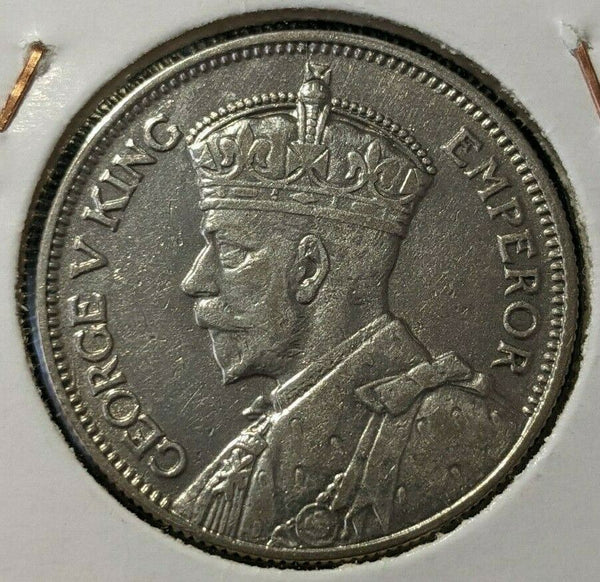 New Zealand 1934 Shilling KM# 3 Cleaned #015